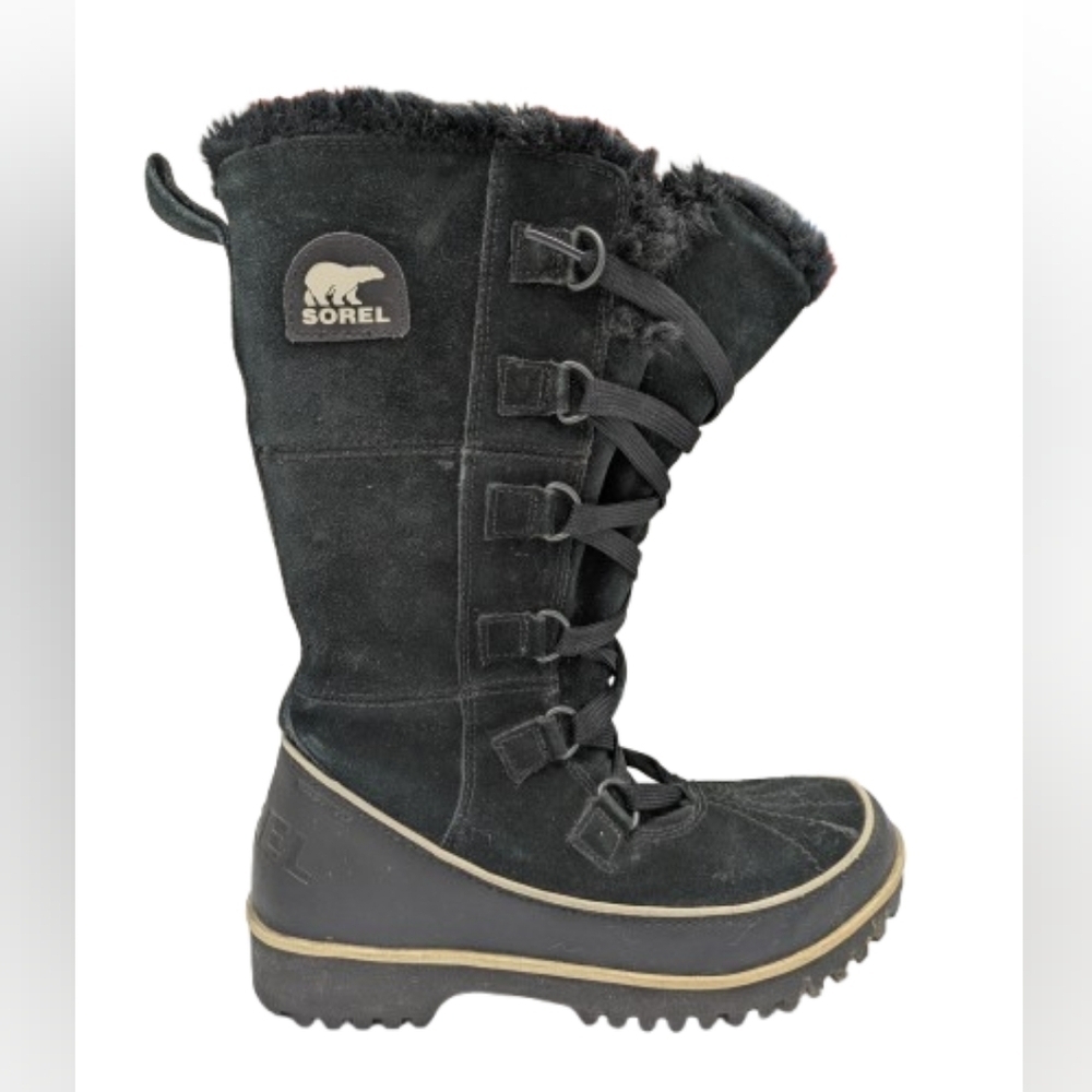 Sorel Tivoli High II black women's winter boots size 6